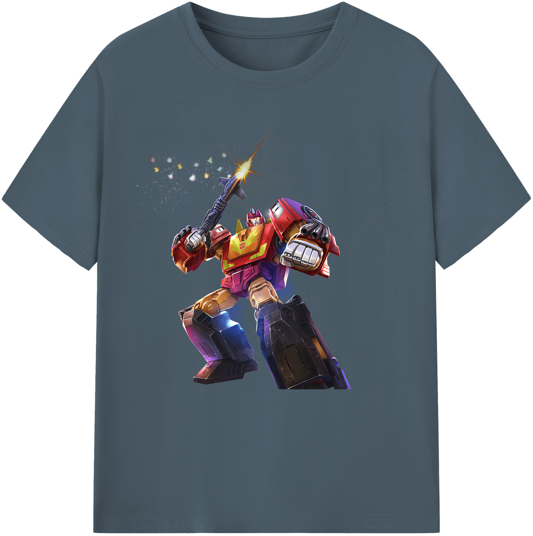 （画像用） Transformers トランスフォーマー 綿100％半袖Tシャツ（フロントプリント）